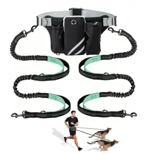 🐕‍🦺 Laisse mains libres extensible pour chien actif 🐕‍🦺