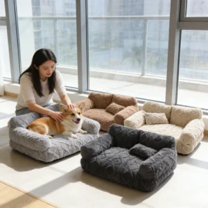 🛋️ Lit sofa apaisant ultra confortable pour chiens et chats