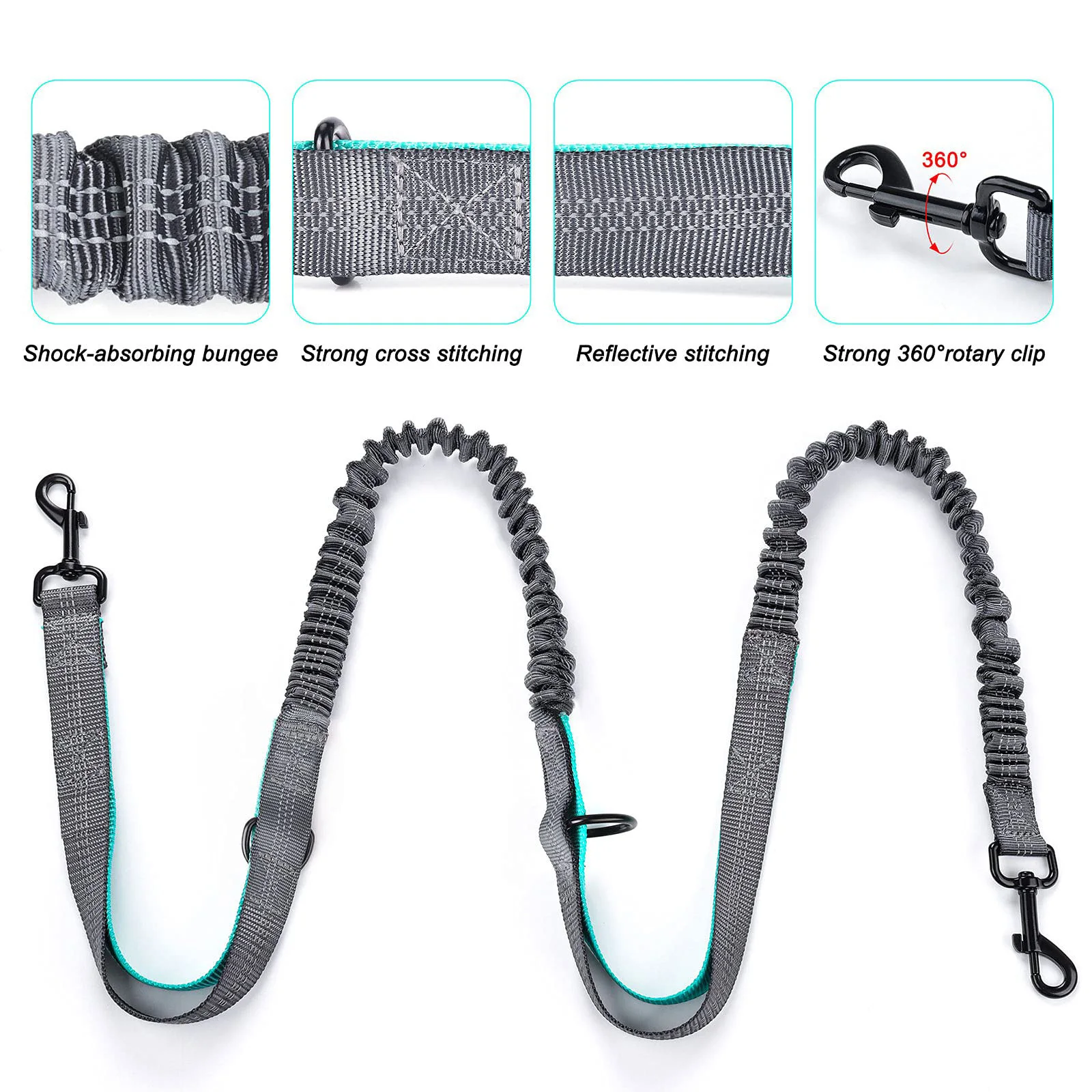 🐕🦺 Laisse mains libres extensible pour chien actif 🐕🦺 - Image 6